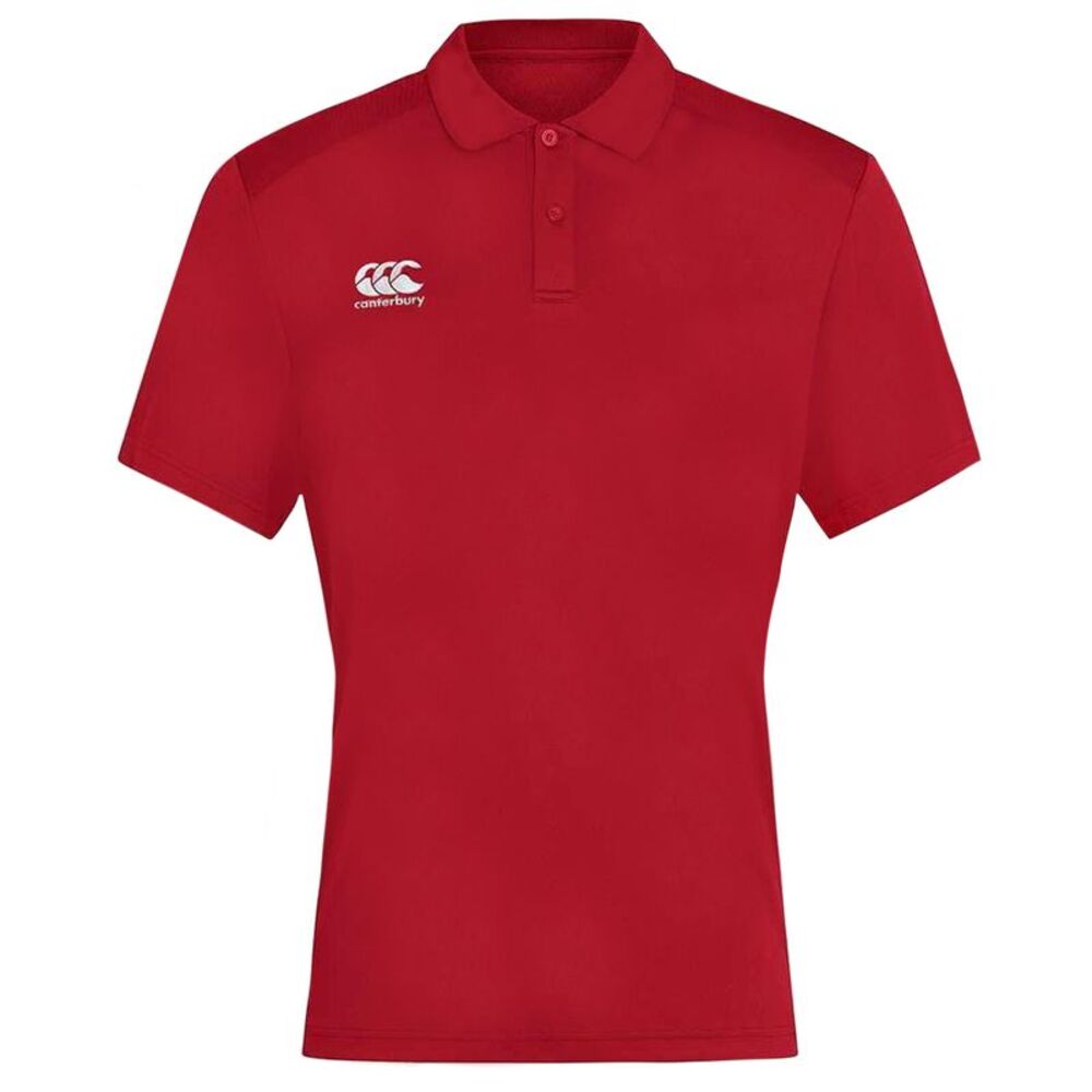 Canterbury Mens Club Dry Polo Shirt / Red